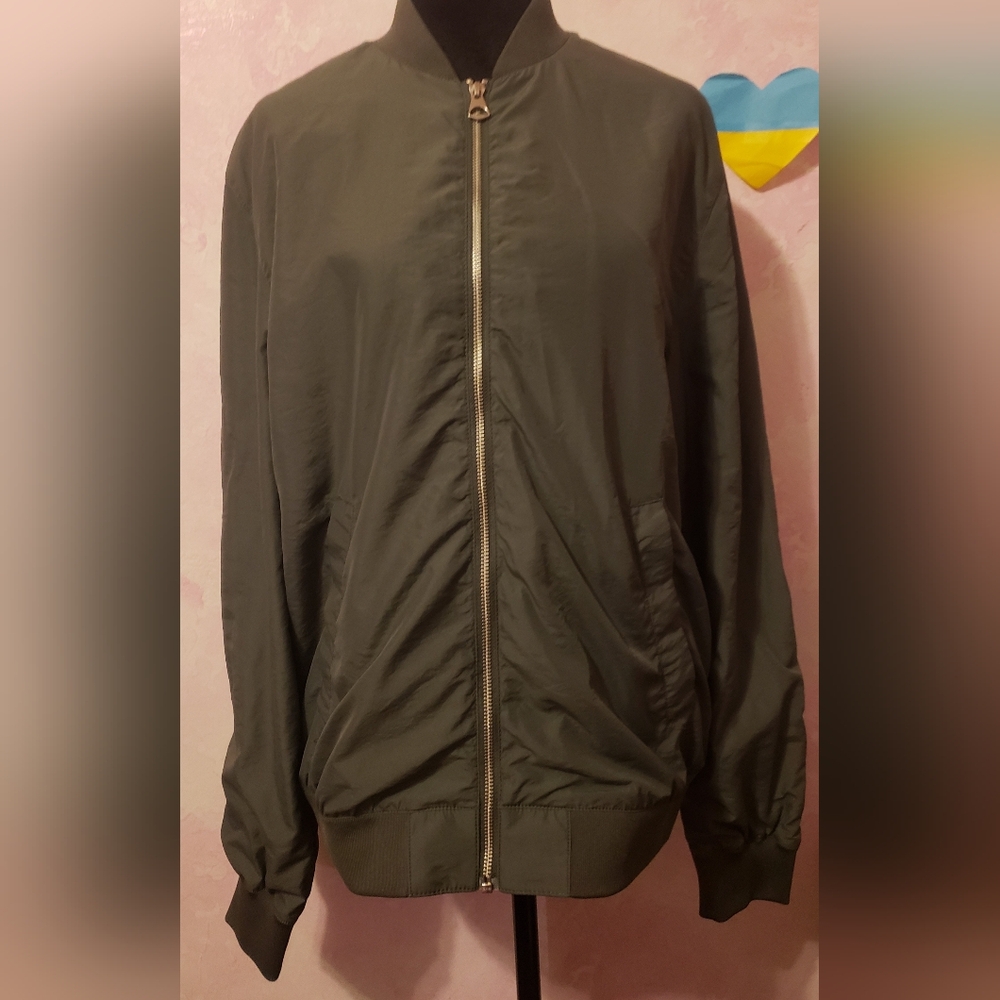 H&M Charcoal Bomber Jacket